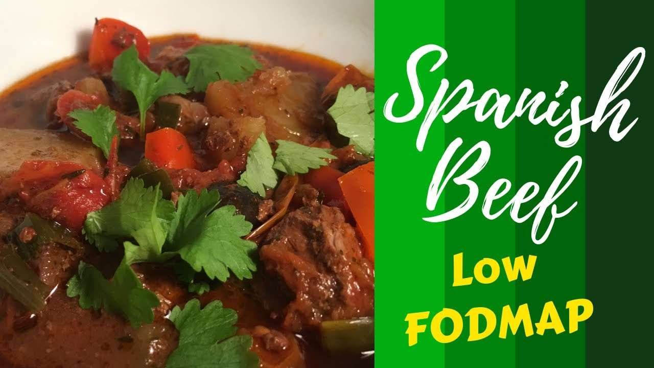 Spanish Beef Stew Recipe Slow Cooked Low FODMAP Recipe
