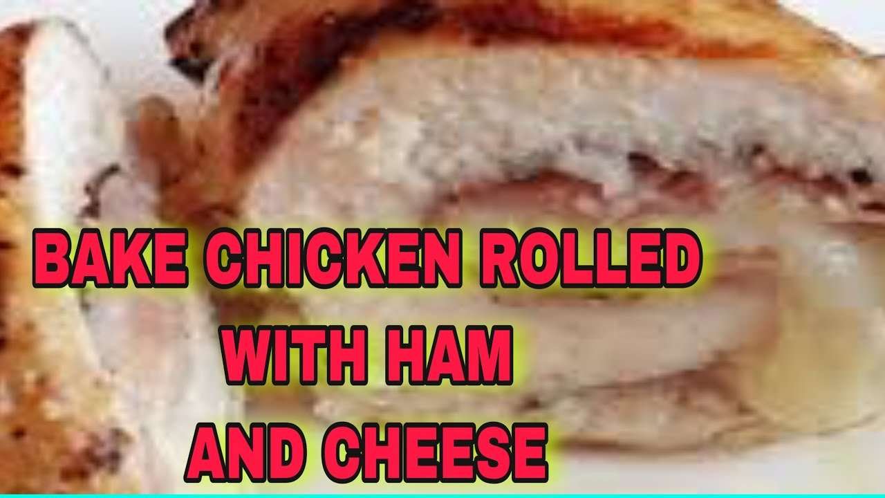 BAKE  CHICKEN ROLLED WITH HAM AND CHEESE/COOK LIKE A PRO/Ammage 8026