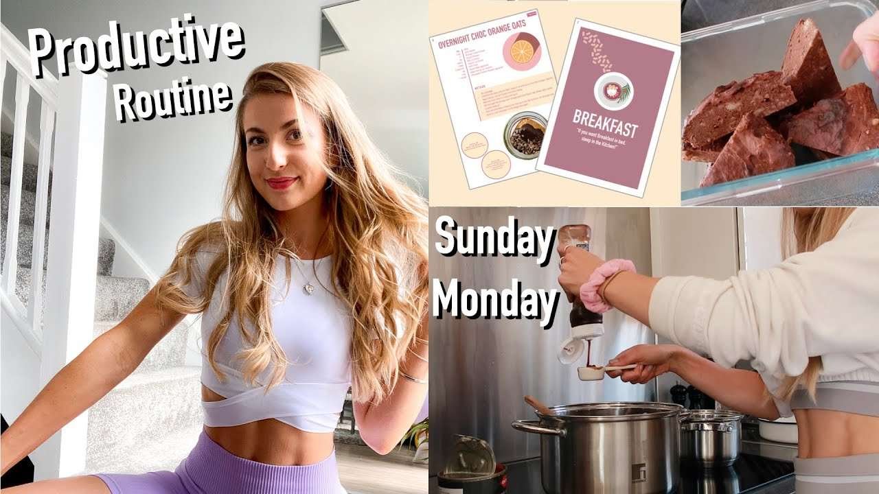 SUNDAY MONDAY PRODUCTIVE ROUTINE 2020 | how I get ready for the week ahead