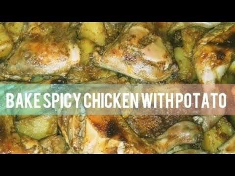 baked chicken with potato | missha vlogs