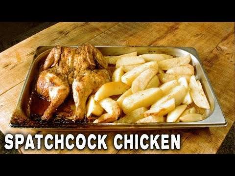 Spatchcock Chicken in the Wood Fired Oven | Roasted Spatchcock CHICKEN Recipe | Cooking With Fire
