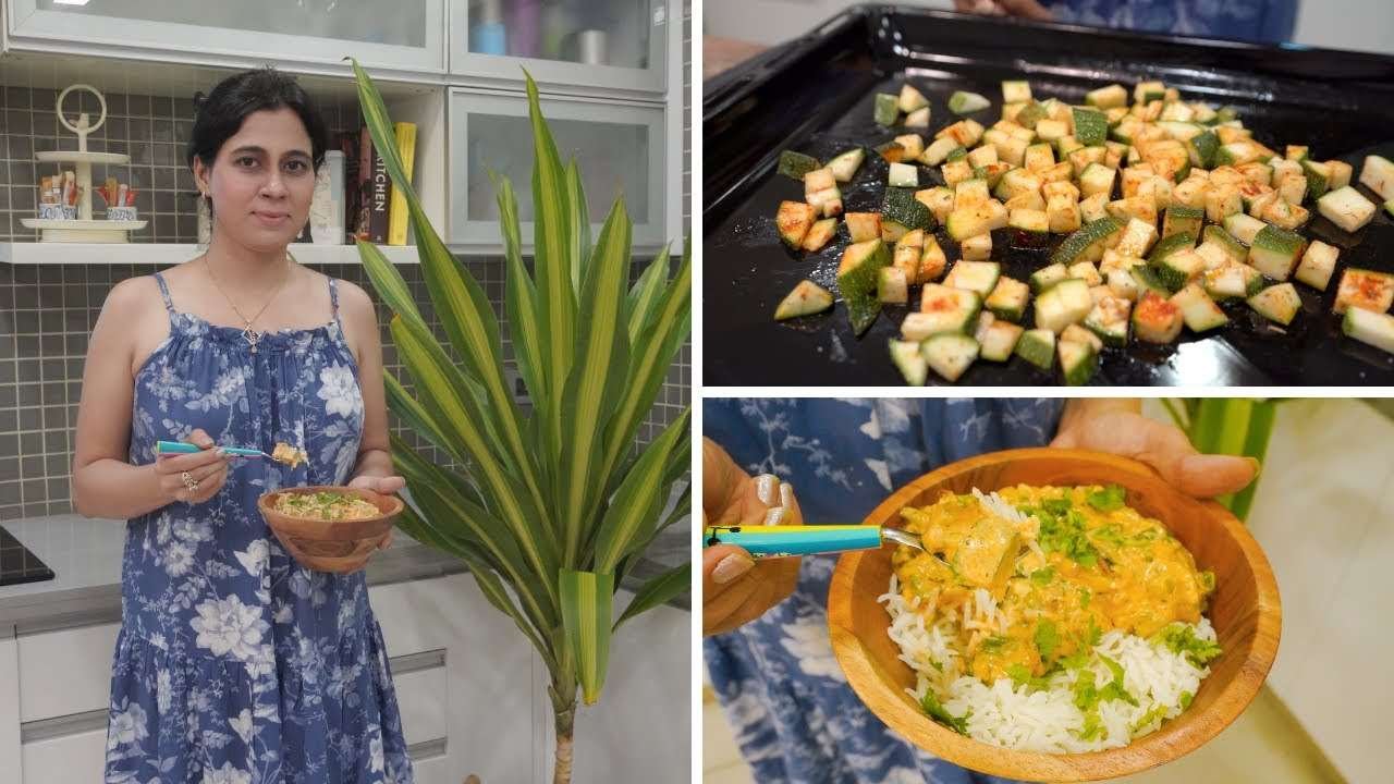 Zucchini in sour cream sauce (Quick dinner) (Easy Recipe)