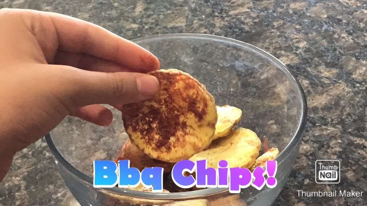DIY BBQ CHIPS IN THE MICROWAVE!
