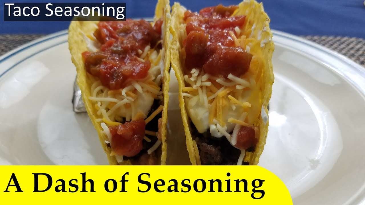 Beef taco meat – taco seasoning