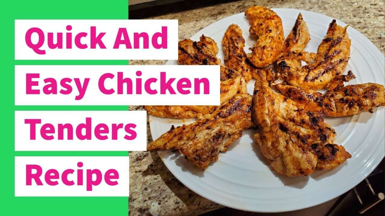 Quick And Easy Chicken Tenders Recipe By Risa