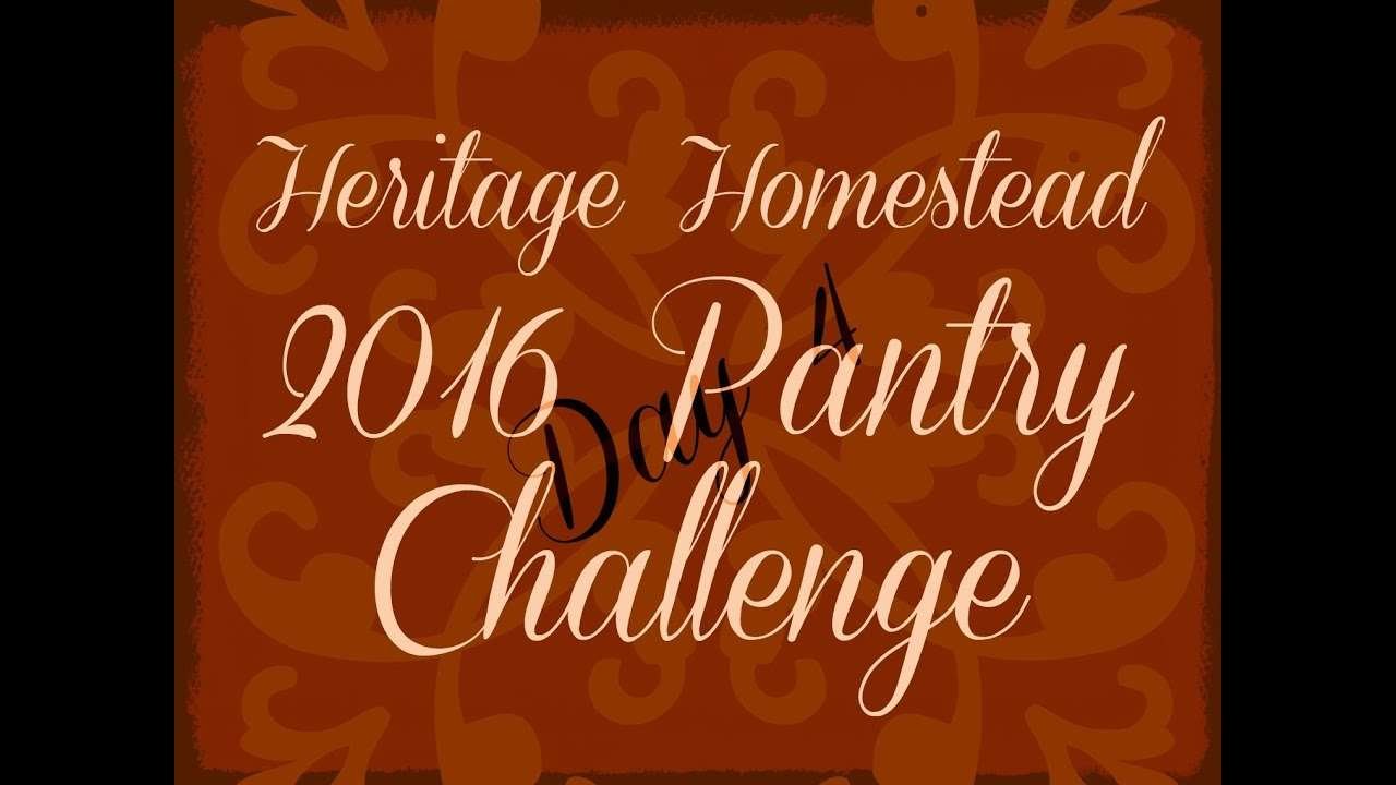 Day 4 Pantry Challenge