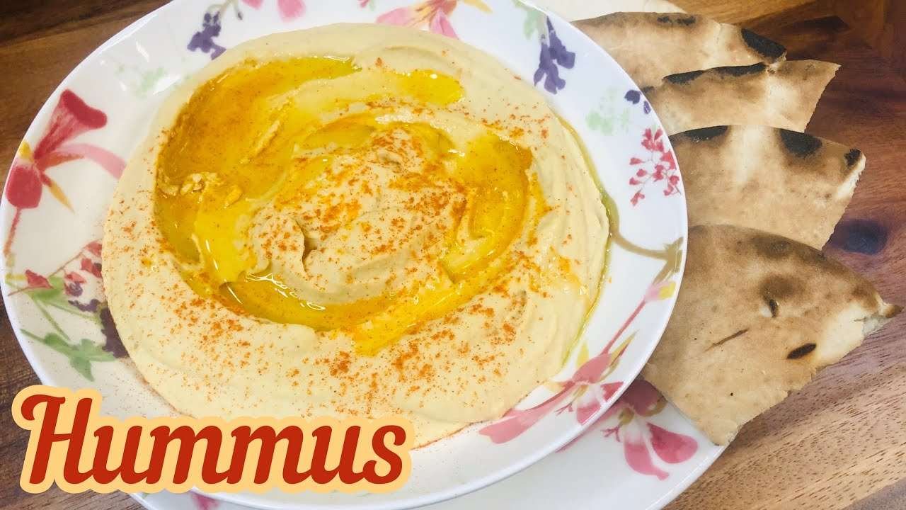 Easy Homemade Hummus Recipe From Scratch | Healthy Snack/Mediterranean Food | By Amnalicious Dishes