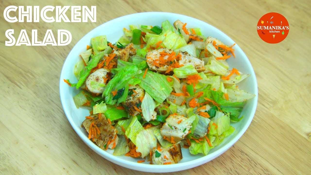 Simple and Easy Chicken Salad Made at home