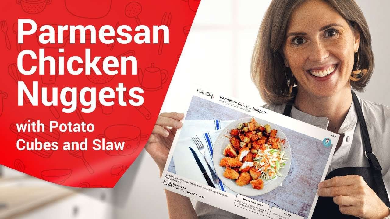 Parmesan Chicken Nuggets | Your kids will love this!