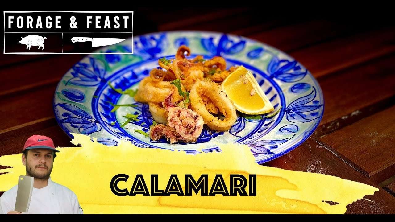 How to make the best Calamari with freshly caught squid from Dorset coast | Forage and Feast Recipe