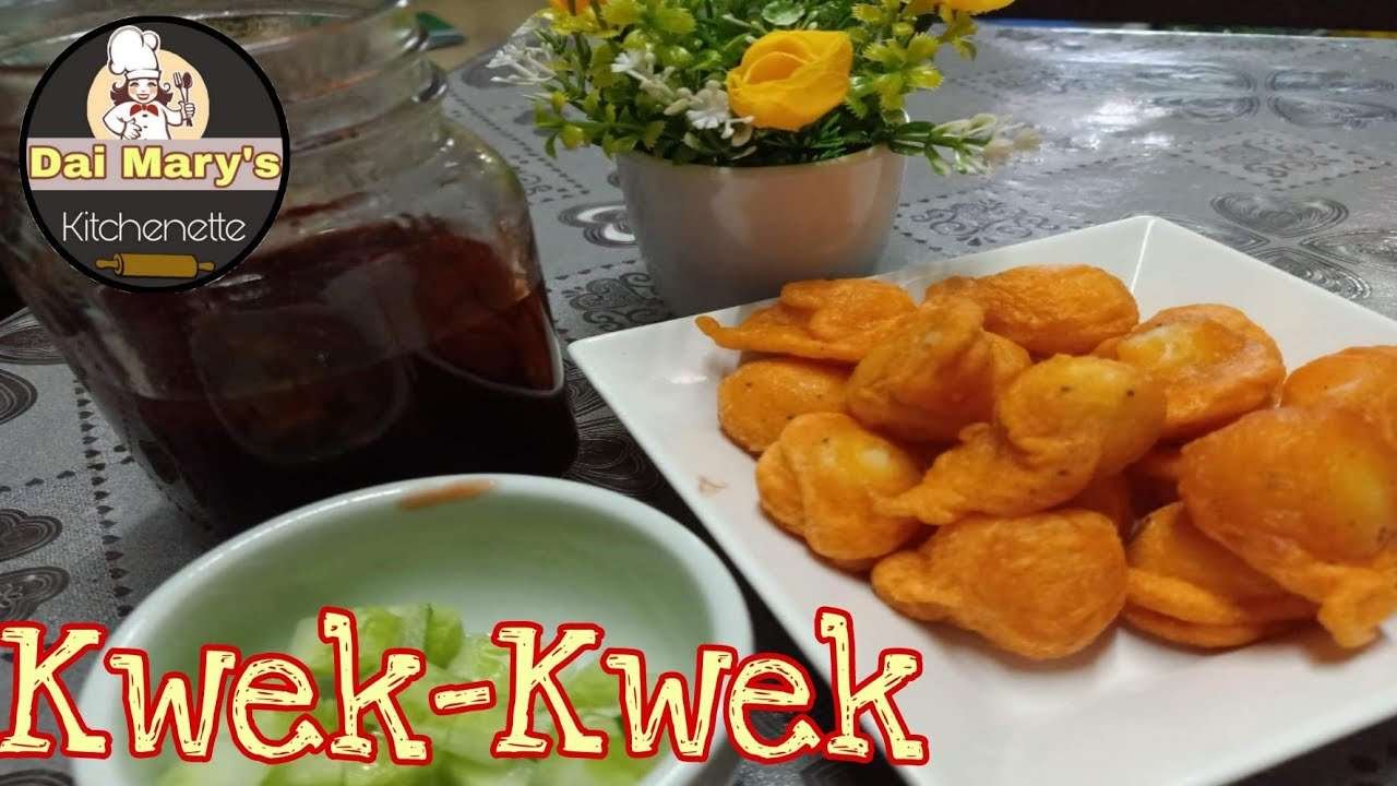 How to make kwek-kwek with manong sauce | pinoy merienda recipes |