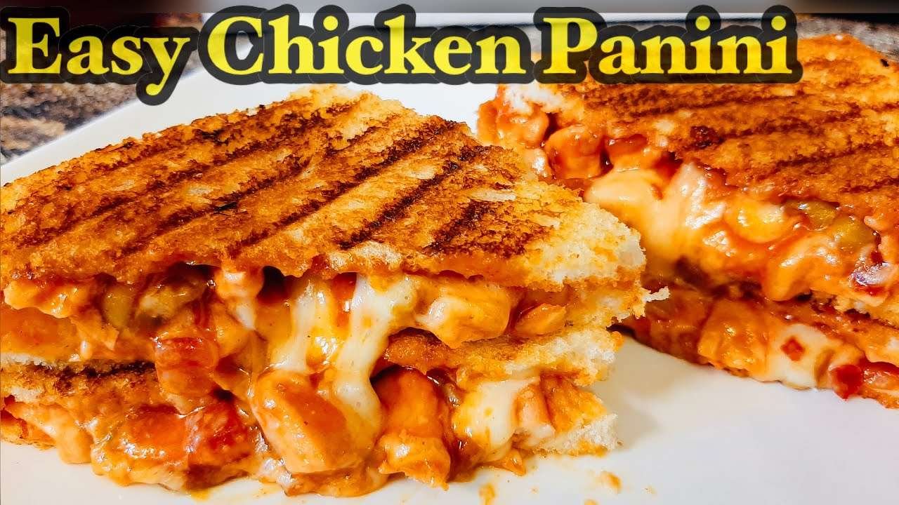 Chicken Panini Sandwich | Cheese Sandwich | Easy Homemade | Recipe By Gull Food Quest
