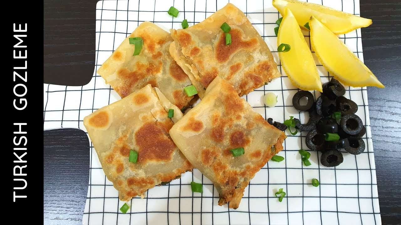 Turkish Gozleme with Mince