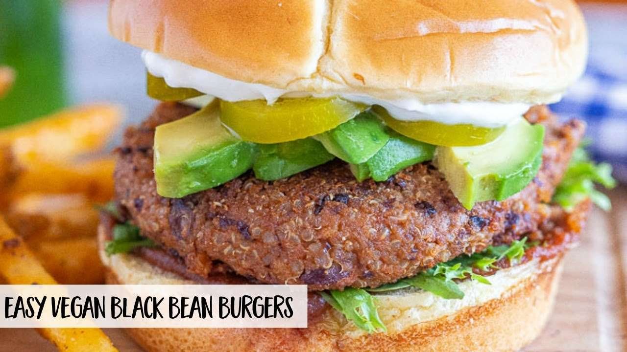 Easy Vegan Black Bean Burgers