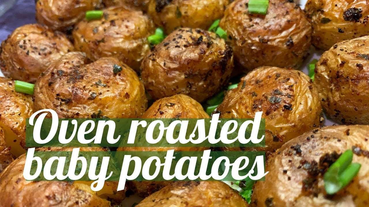 Oven roasted baby potatoes | Roasted potatoes in Tamil | Vegan recipe