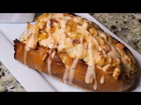 White BBQ Chicken Sub 🥖 | Kitchen Trap Queen