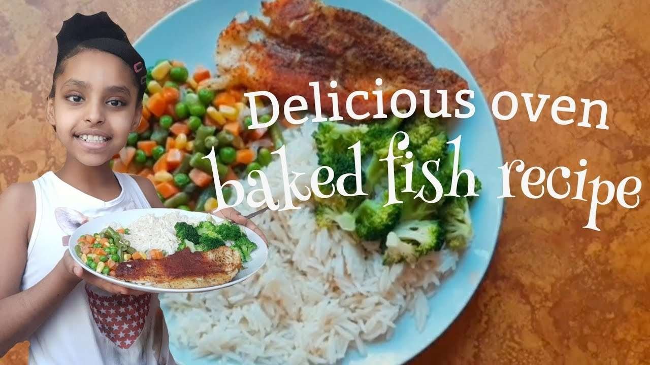 Super easy baked fish recipe.!👌👍