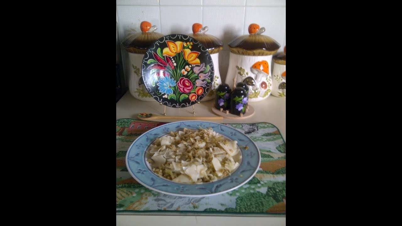HUNGARIAN  CABBAGE PASTA  authentic traditional quick and easy /  KÁPOSTÁS TÉSZTA