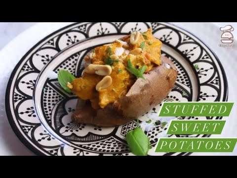 How to Make the Absolute Best Oven-Baked Sweet Potatoes |فكرة هائلة للغداء أوالعشاء سريعه ومتكاملة