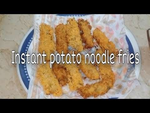 Instant crispy potato noodle fries | easy and tasty recipe