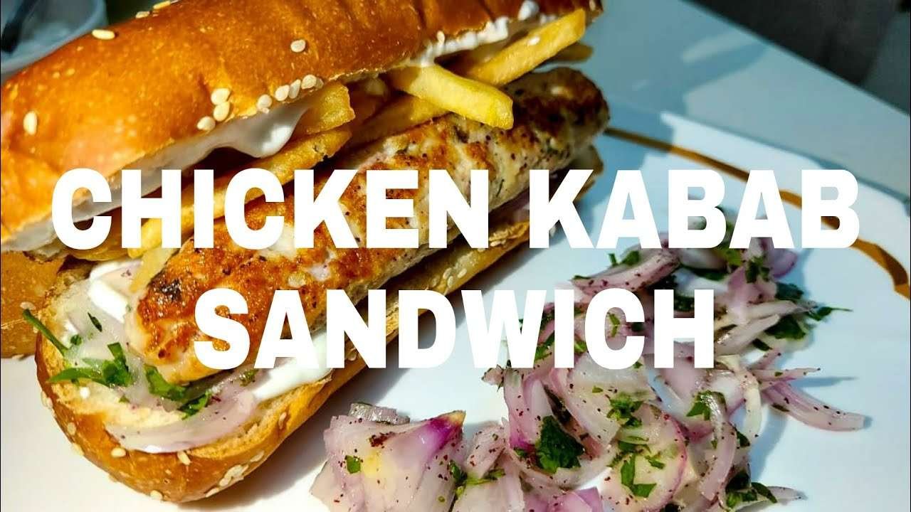 Chicken Kabab Sandwich Recipe | Tasty and Delicious Chicken Kabab Sandwich At Home | Meal Tonight