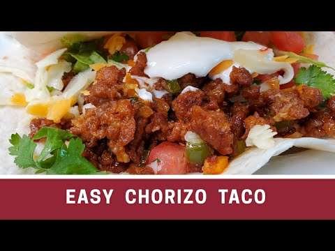 Easiest Chorizo Taco