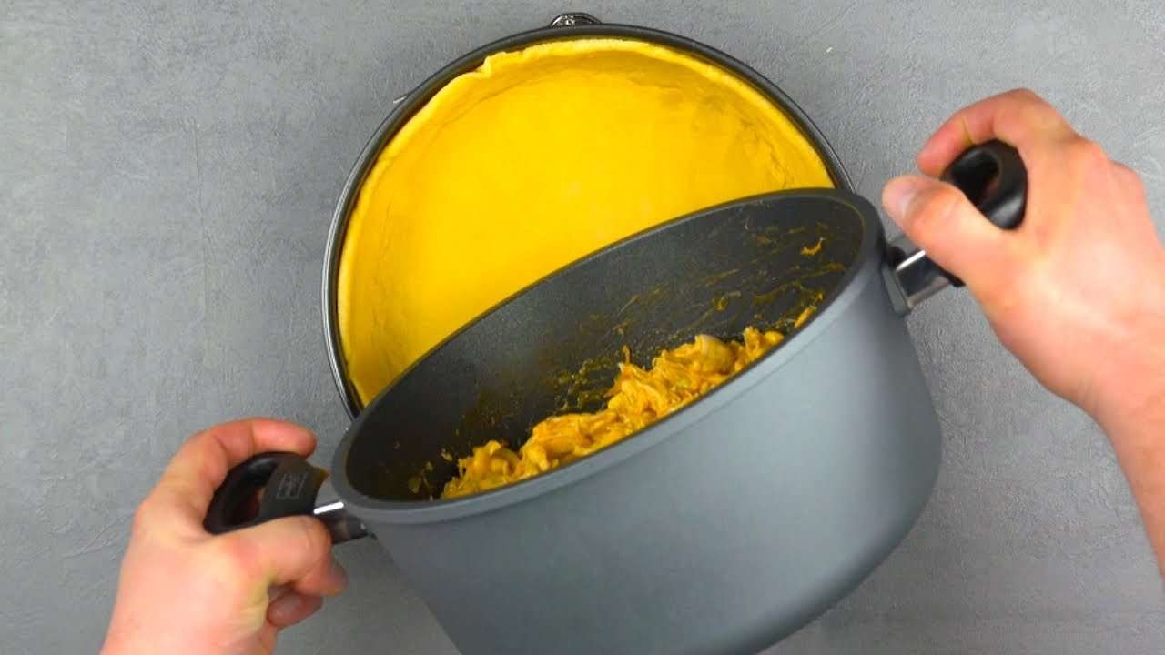 Spread This Over The Dough & Cover It With Cream Cheese | Brazilian Chicken Pot Pie
