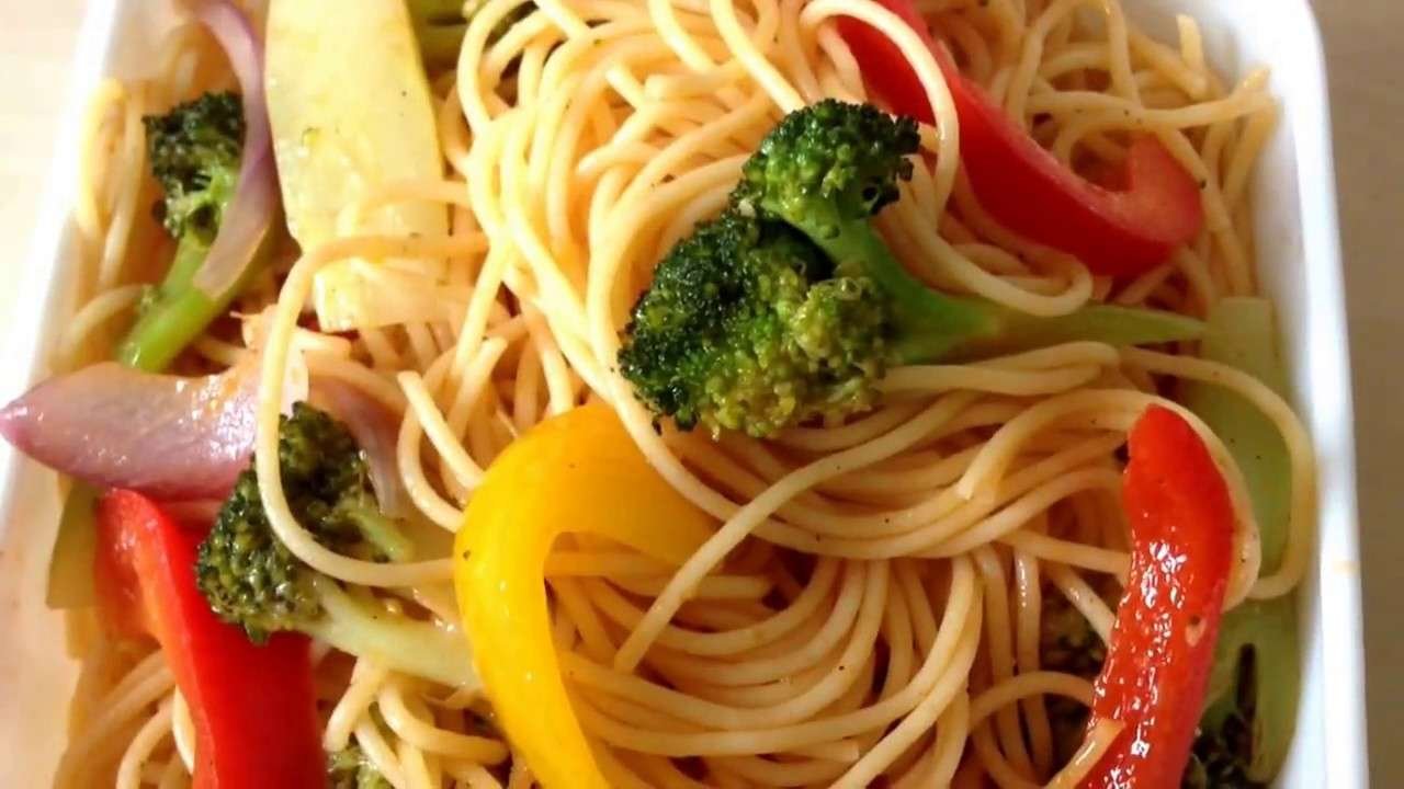 Broccoli paprika Spaghetti