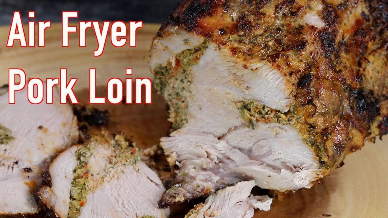 Air Fryer Pork Loin Pork Loin End Roast Kelvin's Kitchen Paprika