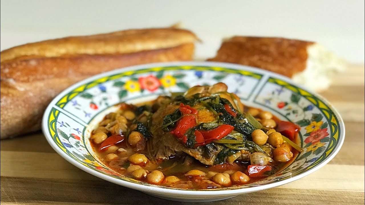 Moroccan Chicken with Chickpeas 😋 Easy Recipe 👌