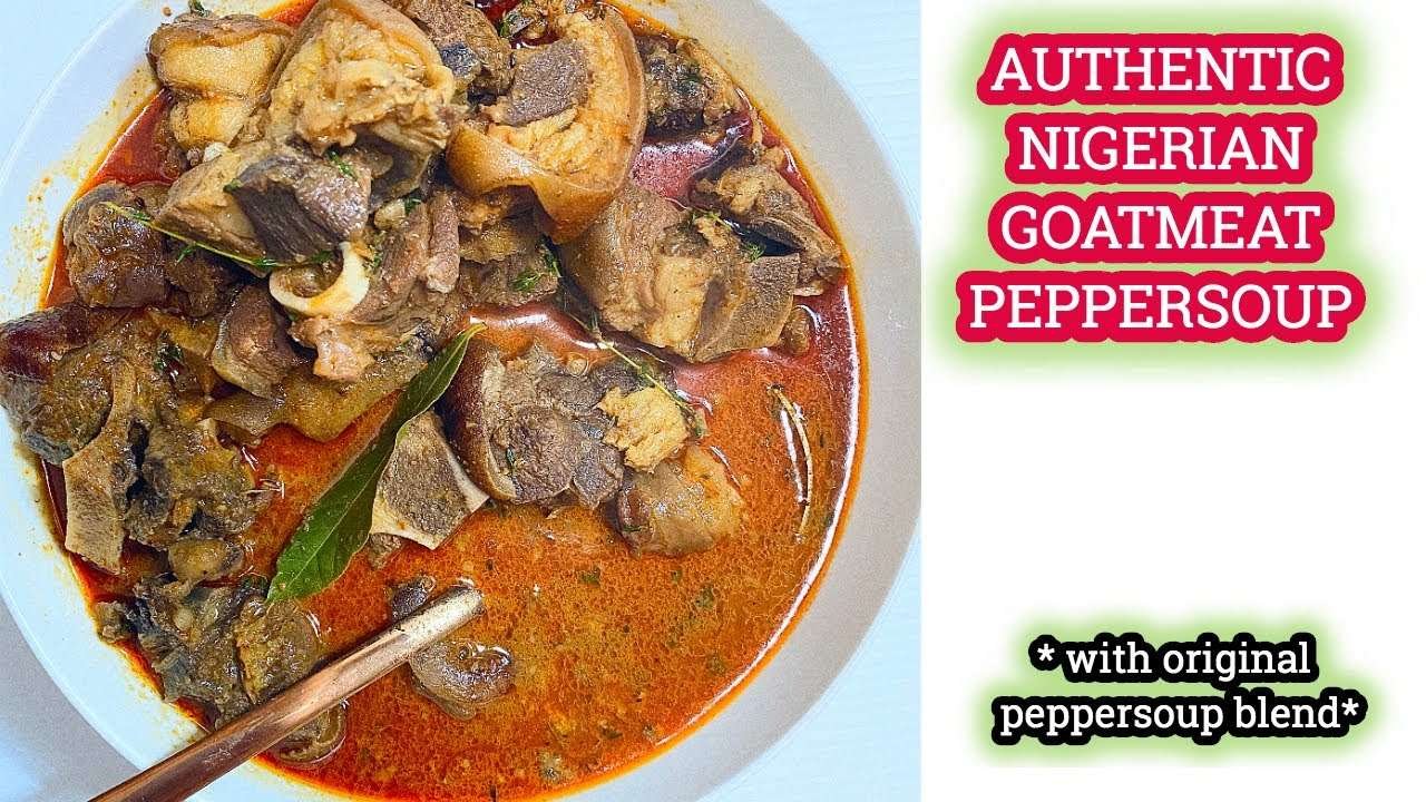 RECIPE: How to make NIGERIAN GOATMEAT PEPPERSOUP || *rich and delicious* || DISHESBYQ