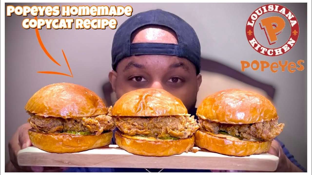 POPEYES CHICKEN SANDWICH RECIPE HOMEMADE AND BETTER | Copycat Recipe