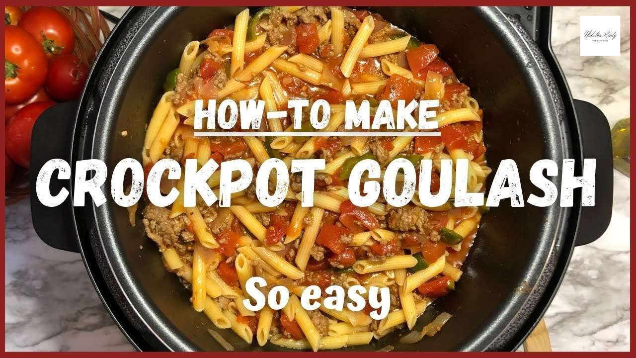How to make Slow Cooker Goulash | Using a Crockpot Express