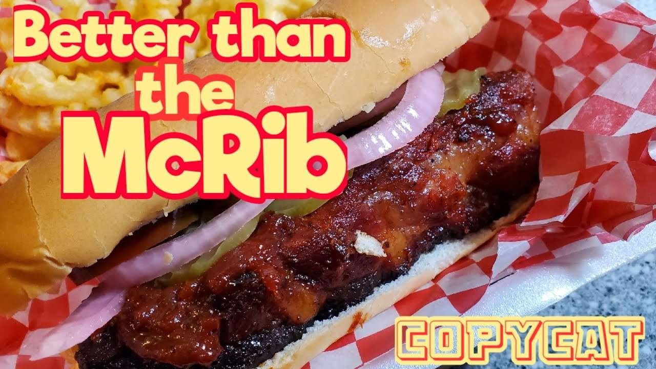 The Better than McRib Sandwich| Copycat| inspired by #SmokinandGrillinwitAB
