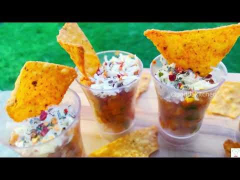Corn Shots Recipe | Quick & Easy Party Appetizer | कॉर्न चाट  | Corn Chat