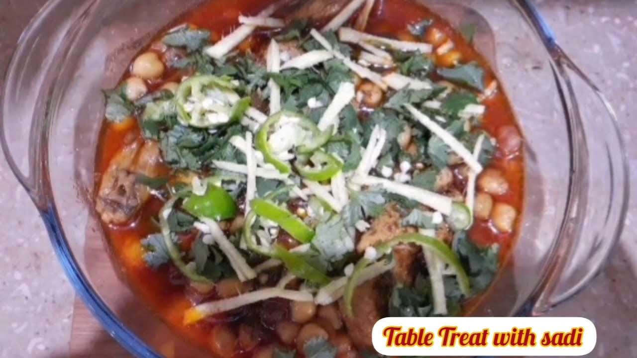 murgh channa | recipe by Table Treat with sadi| easy recipe