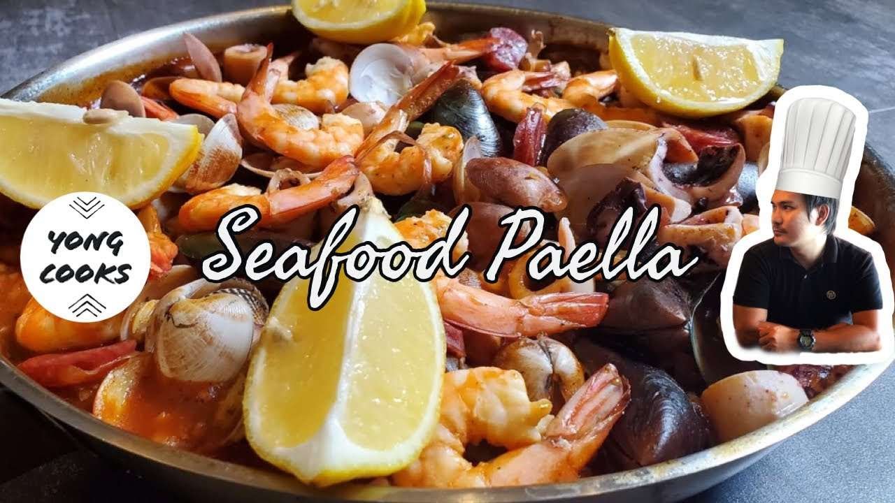 Easy Seafood Paella Recipe | Yong Cooks