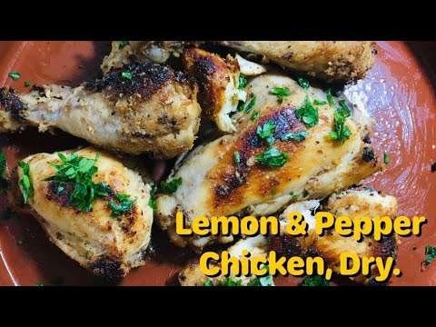 Lemon and Pepper Chicken Dry l Tasty Lemon Pepper Chicken Dry Recipe l Delicious Quick Starter.