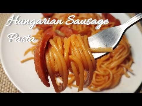 Hungarian Sausage Pasta in just 5 minutes | ❤️ Mary Joy Wong