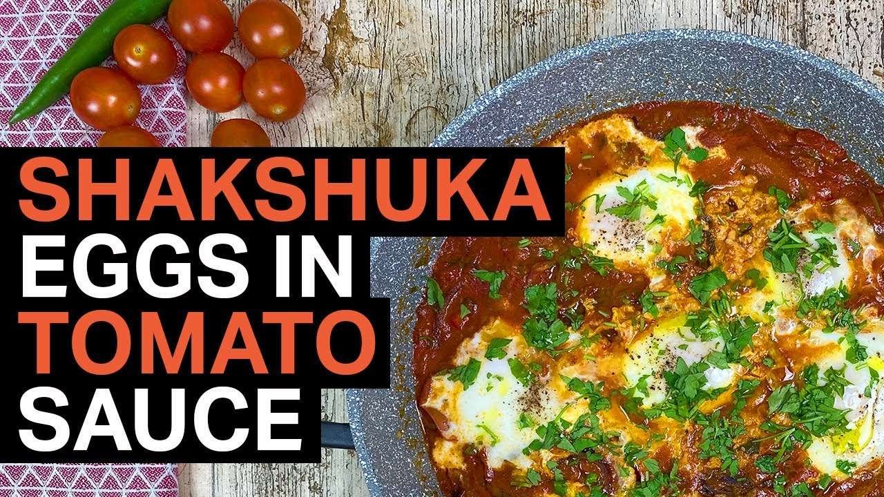 Shakshuka – eggs in tomato sauce, very easy and quick recipe | LOW CARBS & GLUTEN FREE
