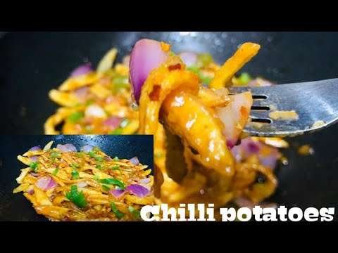 Chilli potatoes recipe | easy to make appetizer