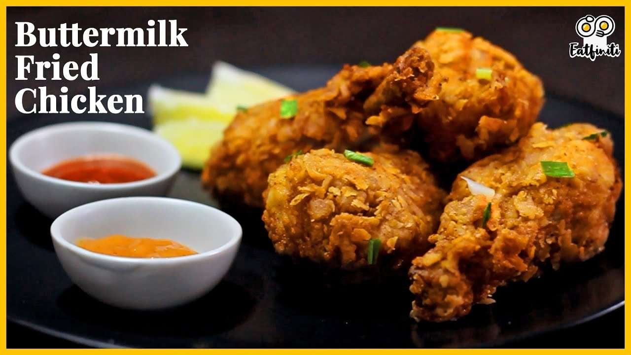 Buttermilk Fried Chicken | Fried Chicken Recipe Bangla | Eatfiniti