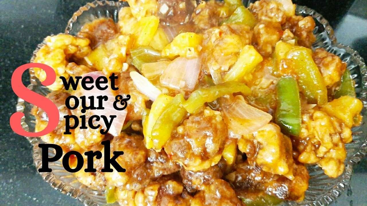 Sweet,Sour and Spicy Pork||Pork Recipe ||Chinese  Recipe