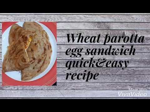 Wheat Parotta Egg Sandwich# Quick & Easy Recipe # Yummy 😋