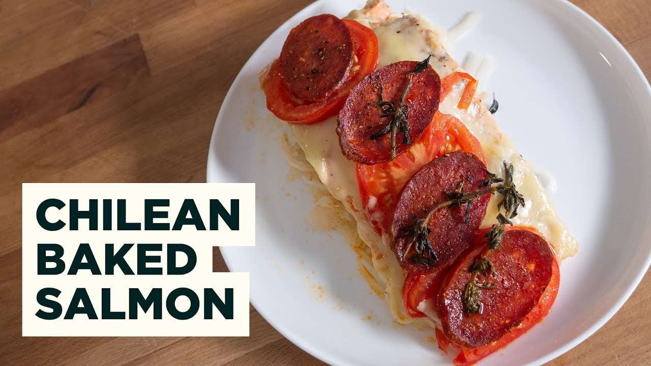 Cheesy Baked Salmon from Chile – Cancato Recipe