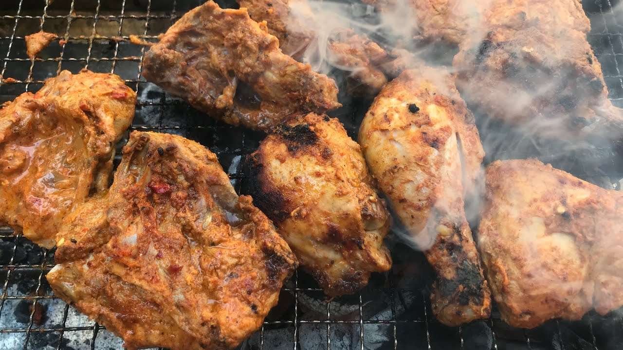 CHICKEN TIKHA RECIPE || RESTAURANT STYLE || SIMPLE & EASY RECIPE OF CHICKEN TIKHA BBQ