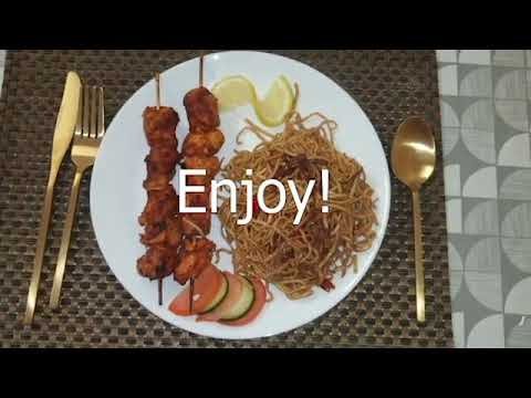 Easy recipe for chicken skewers || Fajlia's fusion kitchen