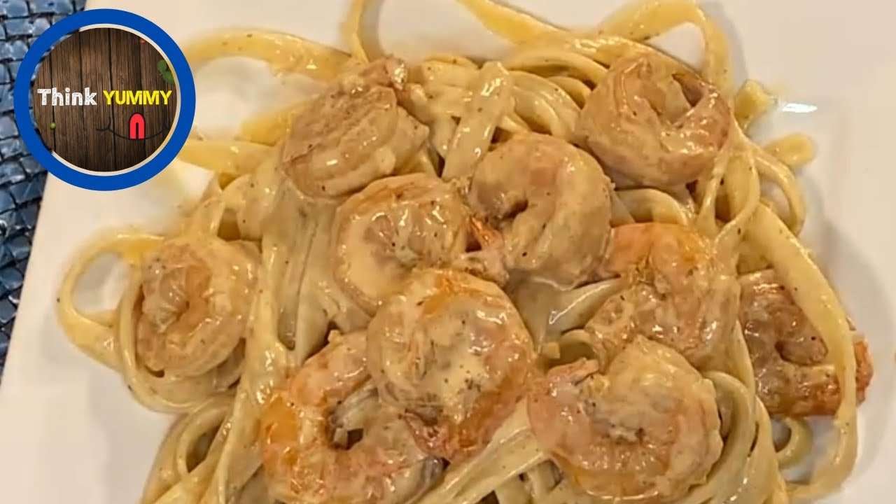 Learn How To Make Creamy Shrimp Alfredo Pasta