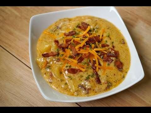 LOADED BAKED POTATO SOUP | ONE POT DISH