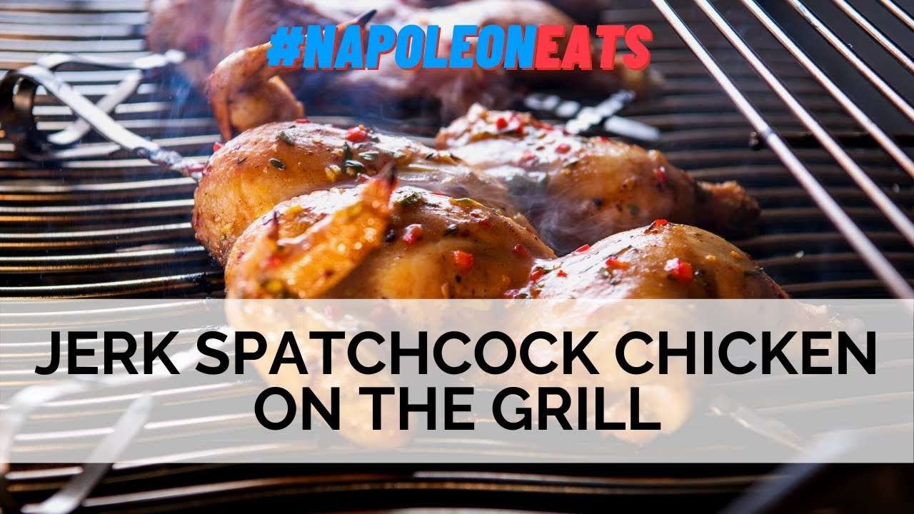 Spatchcock Jerk Chicken On The BBQ Grill Recipe